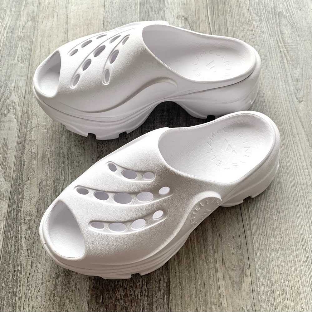 Adidas by Stella McCartney Clogs Women's 6 (Fits to 7.5 or 8) - Picture 3 of 12